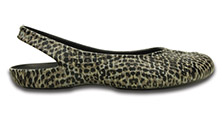 Crocs Olivia II Leopard Print Flat Leopard