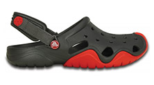 Crocs Swiftwater Clog Graphite/Flame
